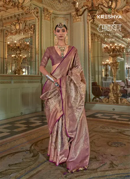 Aakarshan By Kreshva Pure PV Tissue Silk Design Saree Wholesale Price In Surat